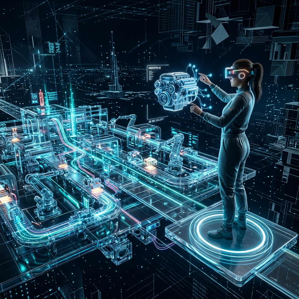 Industrial Metaverse: 3D Immersive Visualization in Real-Time Factory Operations