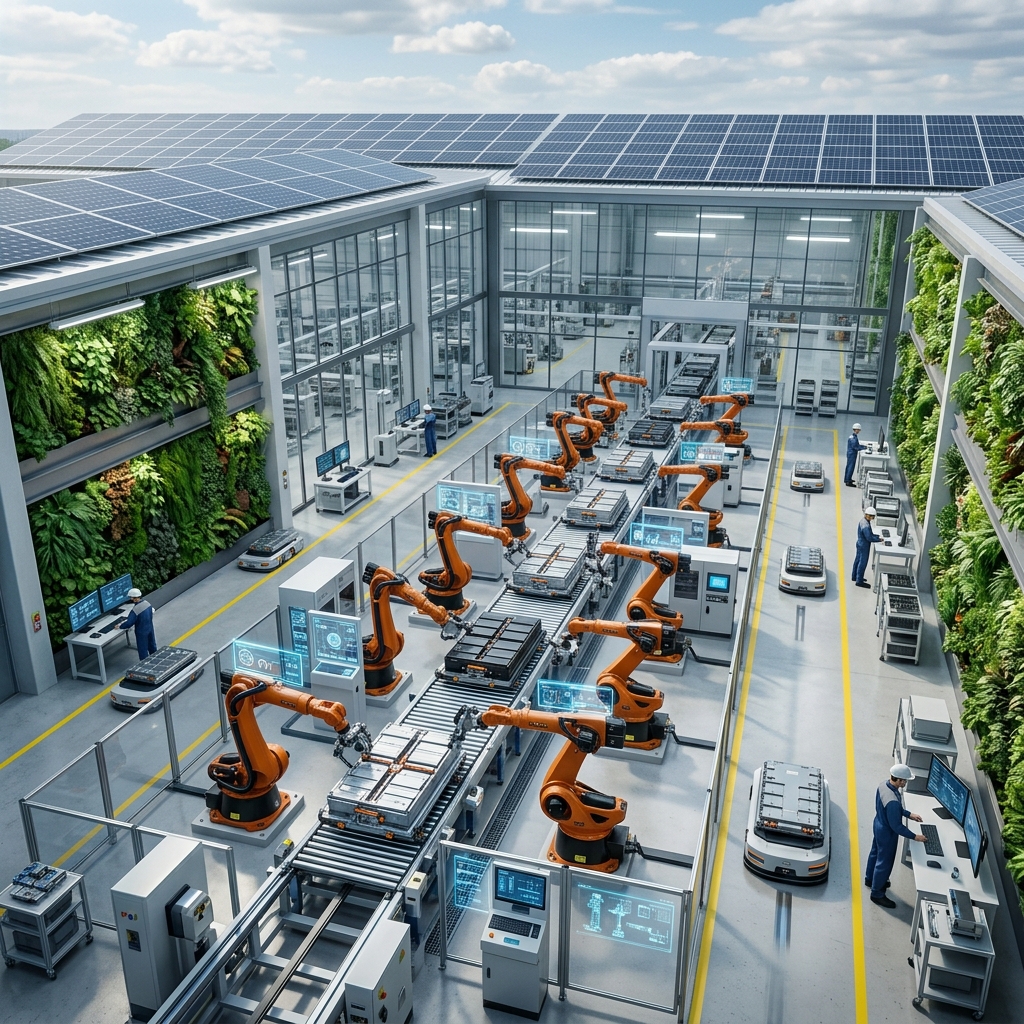 Optimizing Carbon Footprint in Advanced Manufacturing Systems via IoT Data (Green Industry 4.0)
