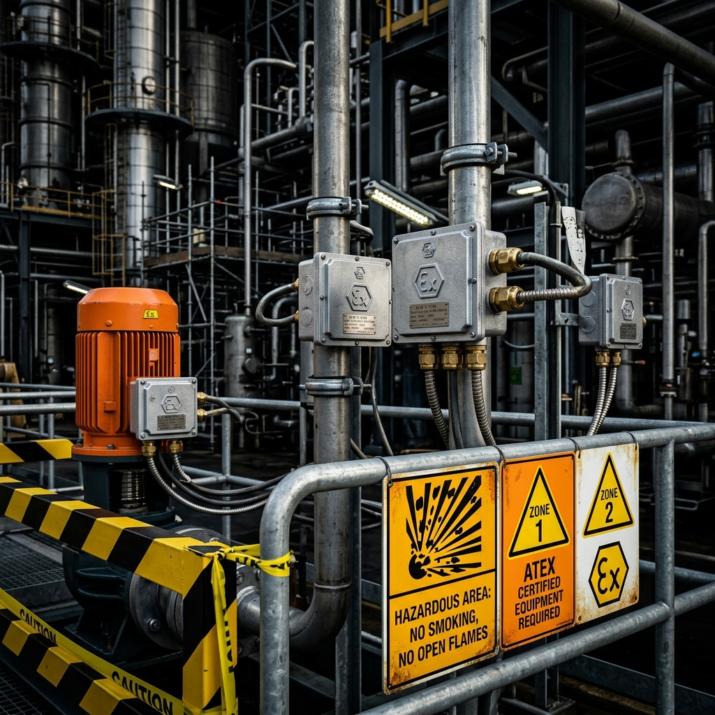 Ex-Proof Zone Classification in Refineries, Petroleum Storage and Tanker Loading Terminals: A Complete Engineering Guide to NFPA and ATEX Standards